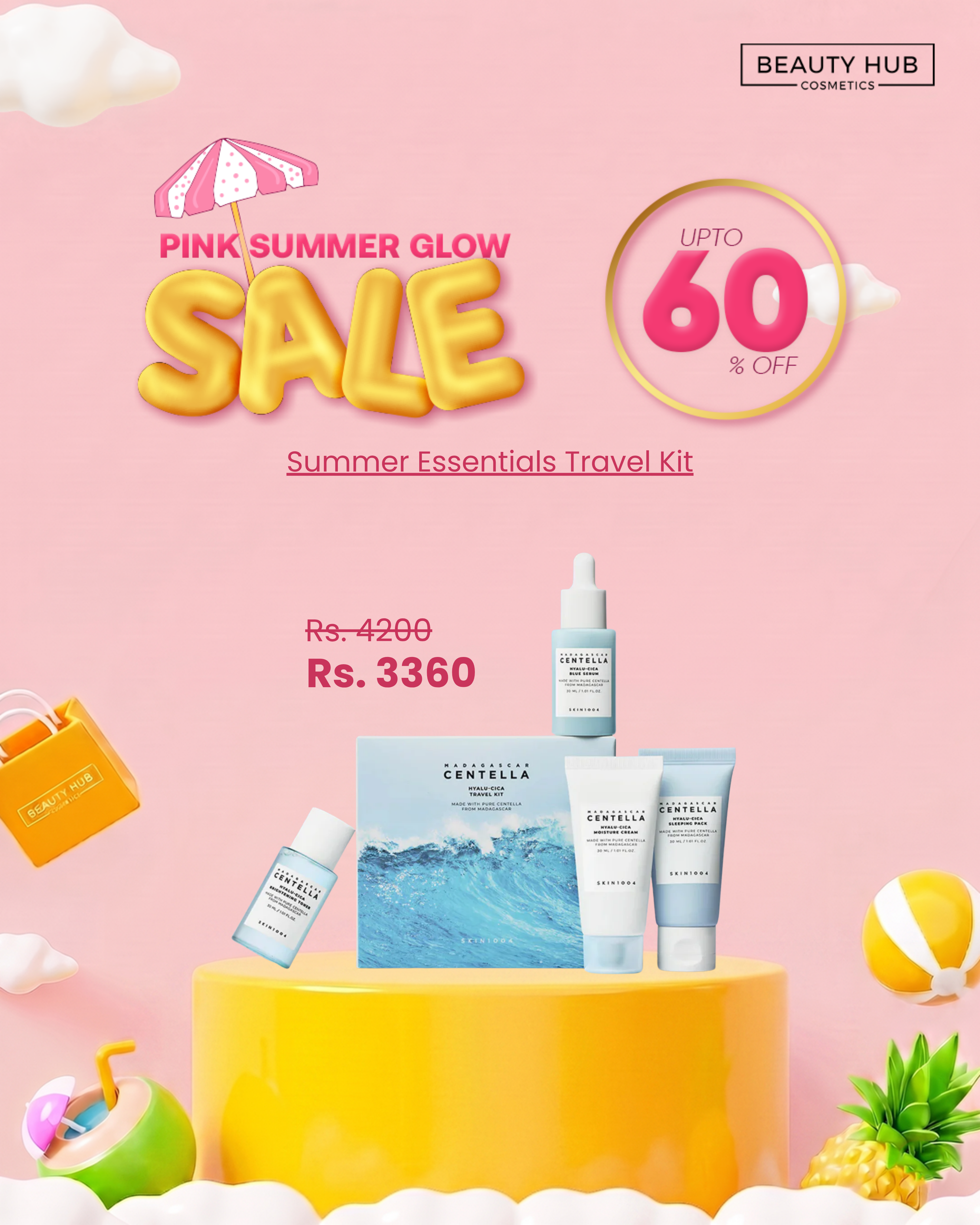 Pink glow summer sale